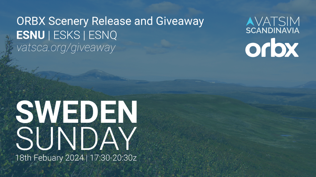 Sweden Sunday | ESNU, ESKS, ESNQ | ORBX Release+Giveaway